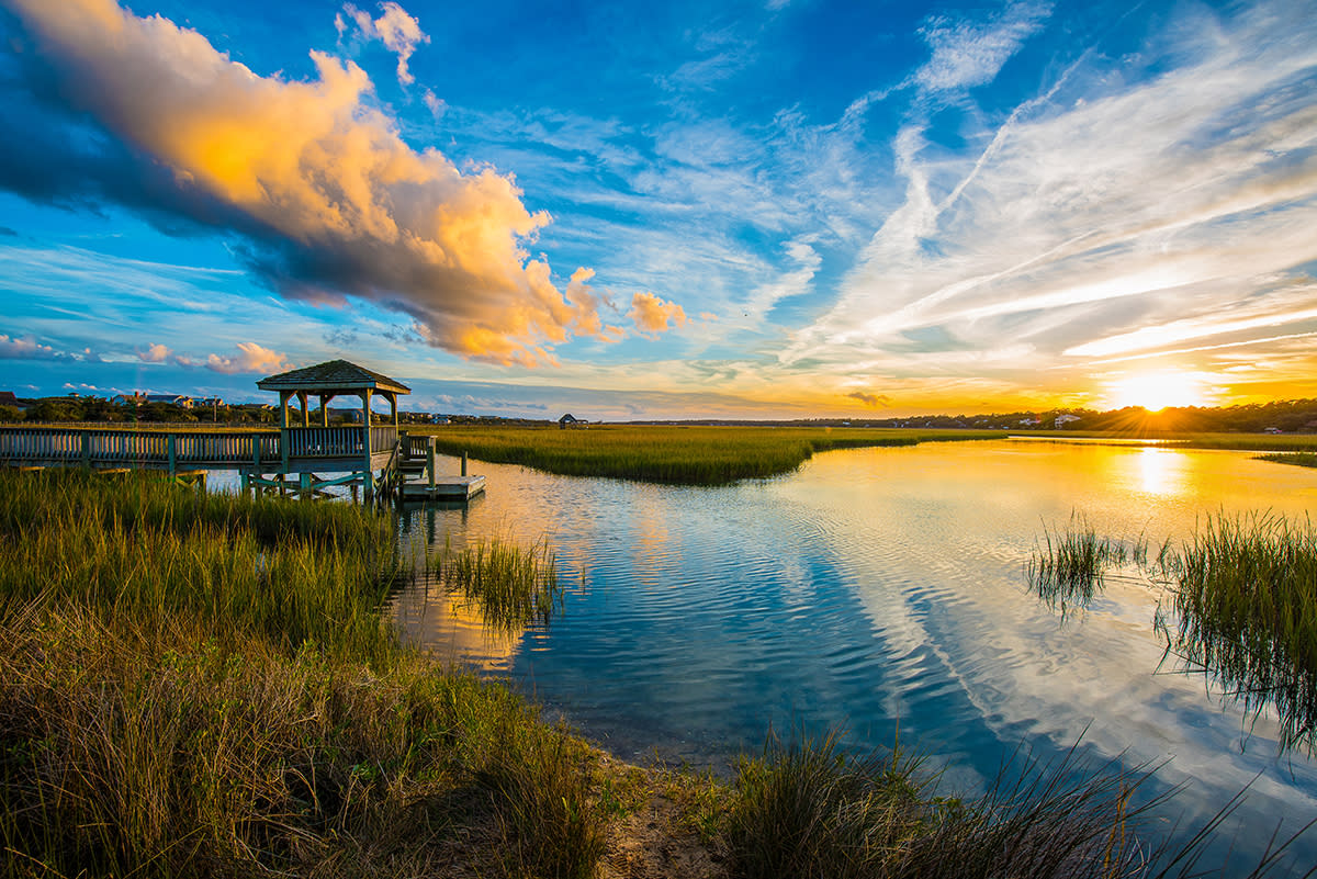 Huntington Beach State Park: Everything You Need to Know About This South Carolina Attraction 1 A landscape photo of Huntington Beach state park lagoon