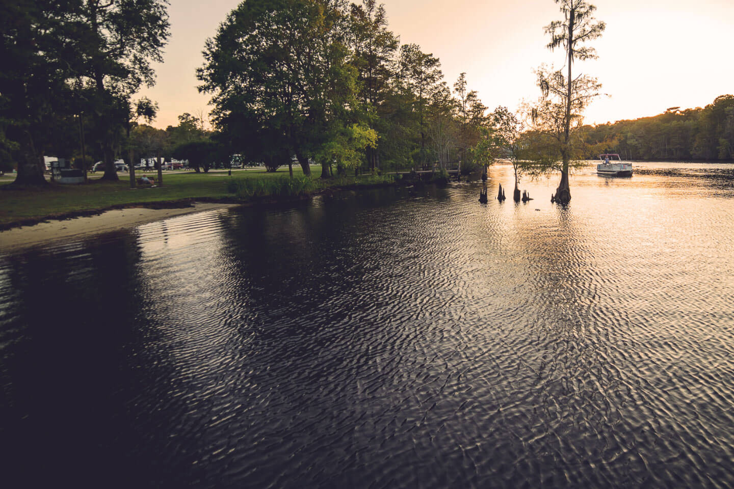 Hideaway RV Resort in Myrtle Beach South Carolina: Amenties, Attractions, and More 1 Photo of a river and trees